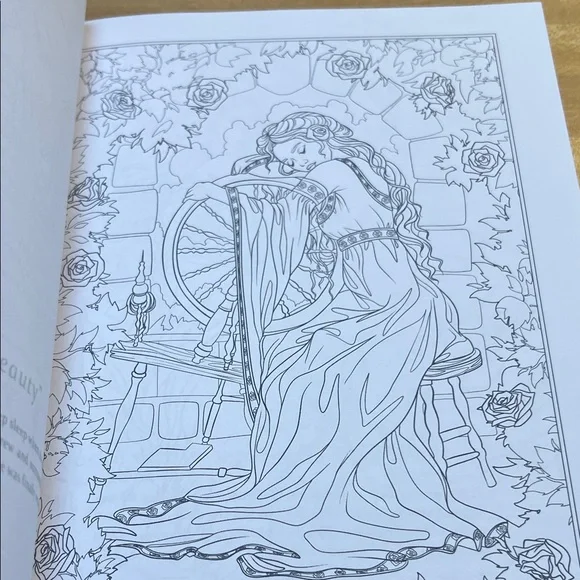 #0932+ Fairy Tales Coloring Book by Selina Fenech - Picture 9 of 16